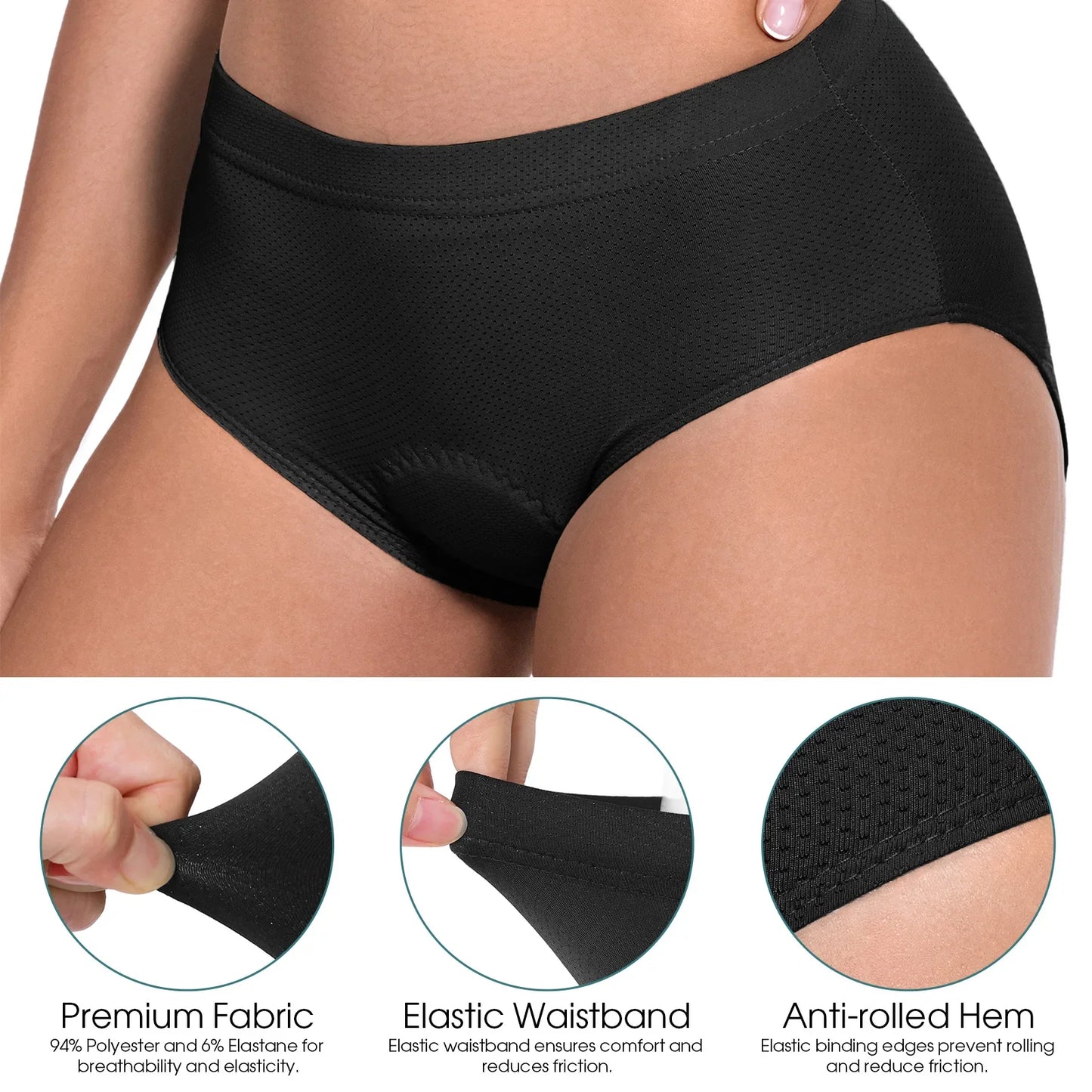 Quick Dry Breathable Sports Underwear Padded Bike Women Cycling Riding