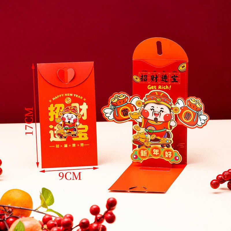2026 Year of Horse Red Envelopes – 3D Hongbao Lucky Pockets