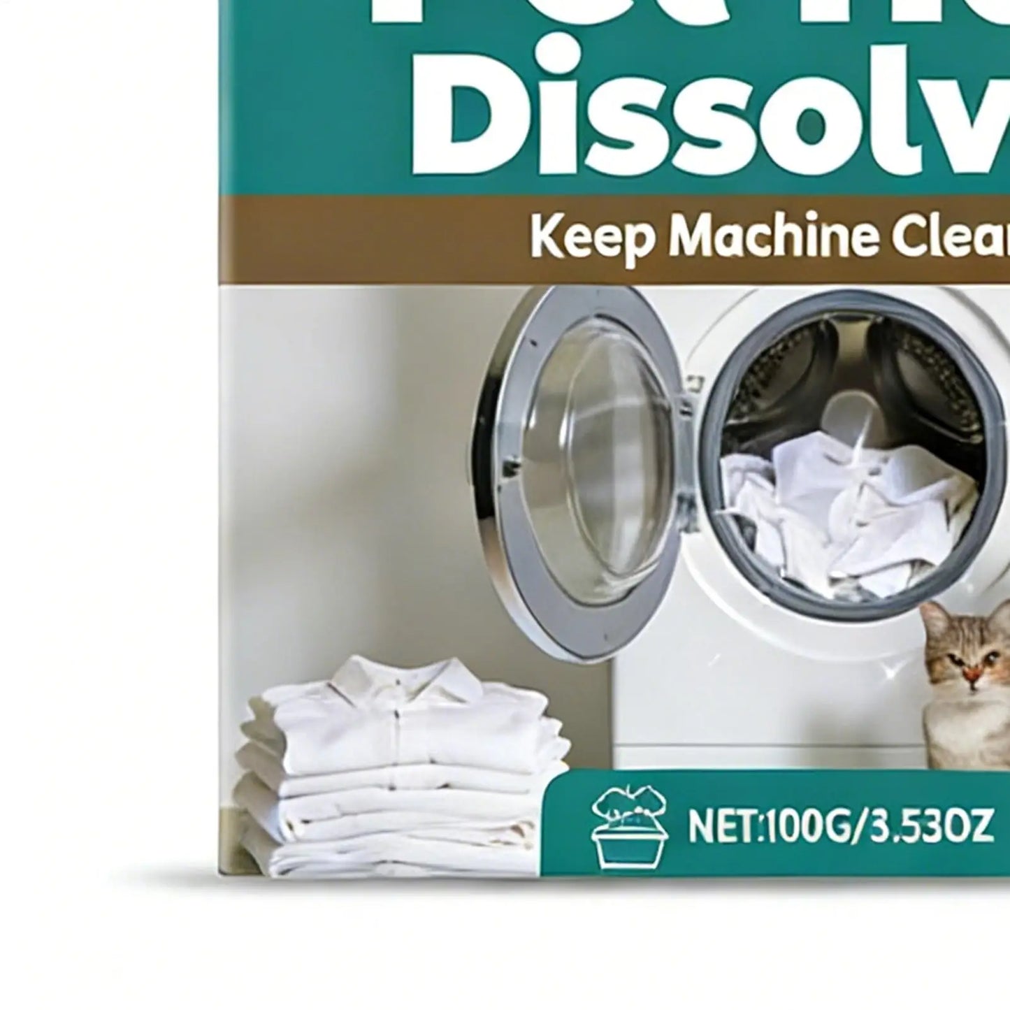 Pet Hair Dissolver Laundry Additive for Washing Machine | 100g