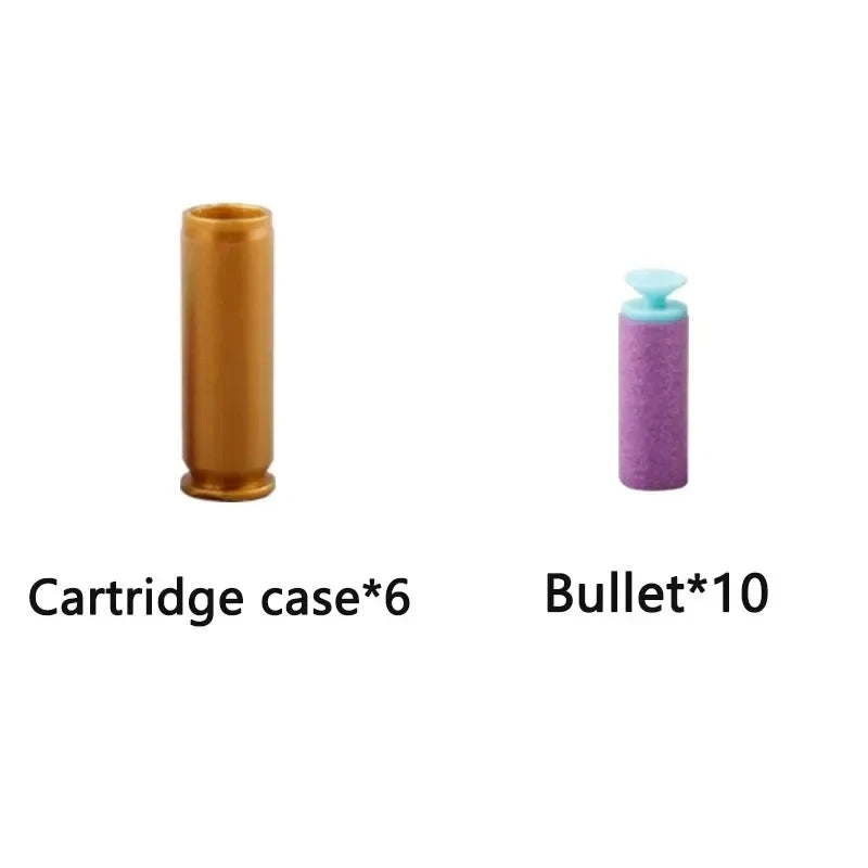 M416 Toy Gun Shell Throwing Soft Bullet Suction Cup Firing Manual Loading Children's Assault Rifle Model Boy's Toy Peaceful Pleasures Health and Wellness 3 Sets