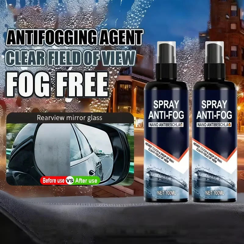 Anti-Fog & Rain Repellent Spray for Car Windshields | 100ml