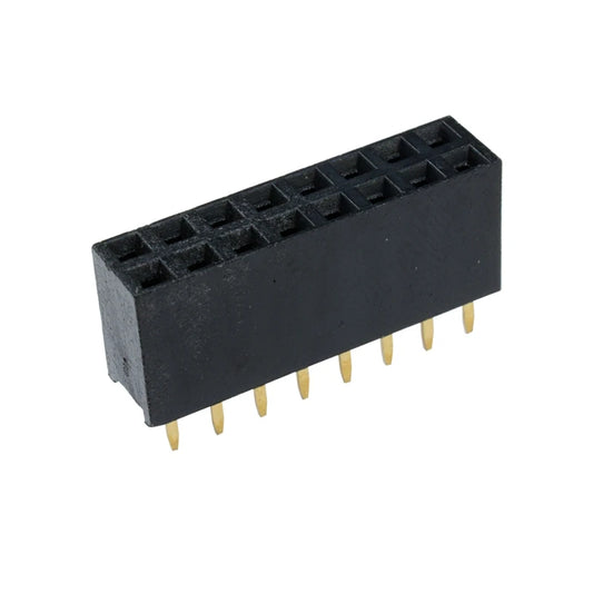 50pcs 2x8 Pin 2.54mm Double Row Female Pin Header 16P PCB Socket Connector Peaceful Pleasures Health and Wellness Default Title