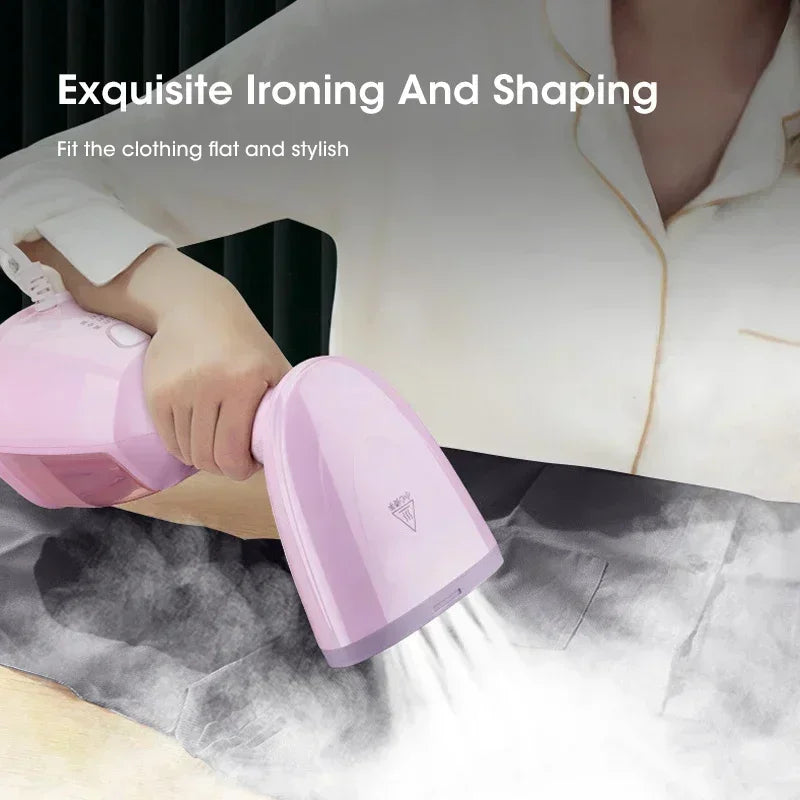 Handheld Garment Steamer 1500W Fast Heating 330ml Portable Steam Iron For Clothes Fabric Home Travel Office Wedding Anti-Drip Peaceful Pleasures Health and Wellness