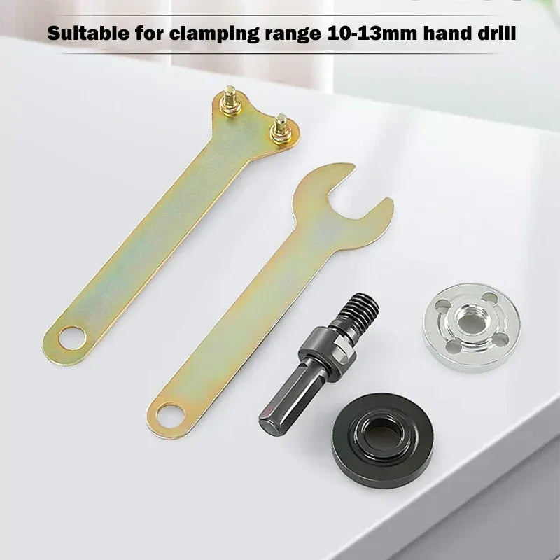 10mm Electric Drill Conversion Angle Grinder Connecting Rod for Cutting Disc Polishing Wheel Installation Adapter Accessories Peaceful Pleasures Health and Wellness
