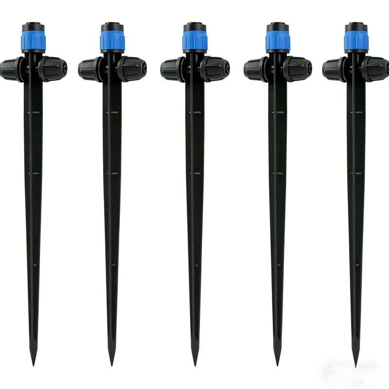 360° Adjustable Spike Dripper Sprinkler | Garden Irrigation Set
