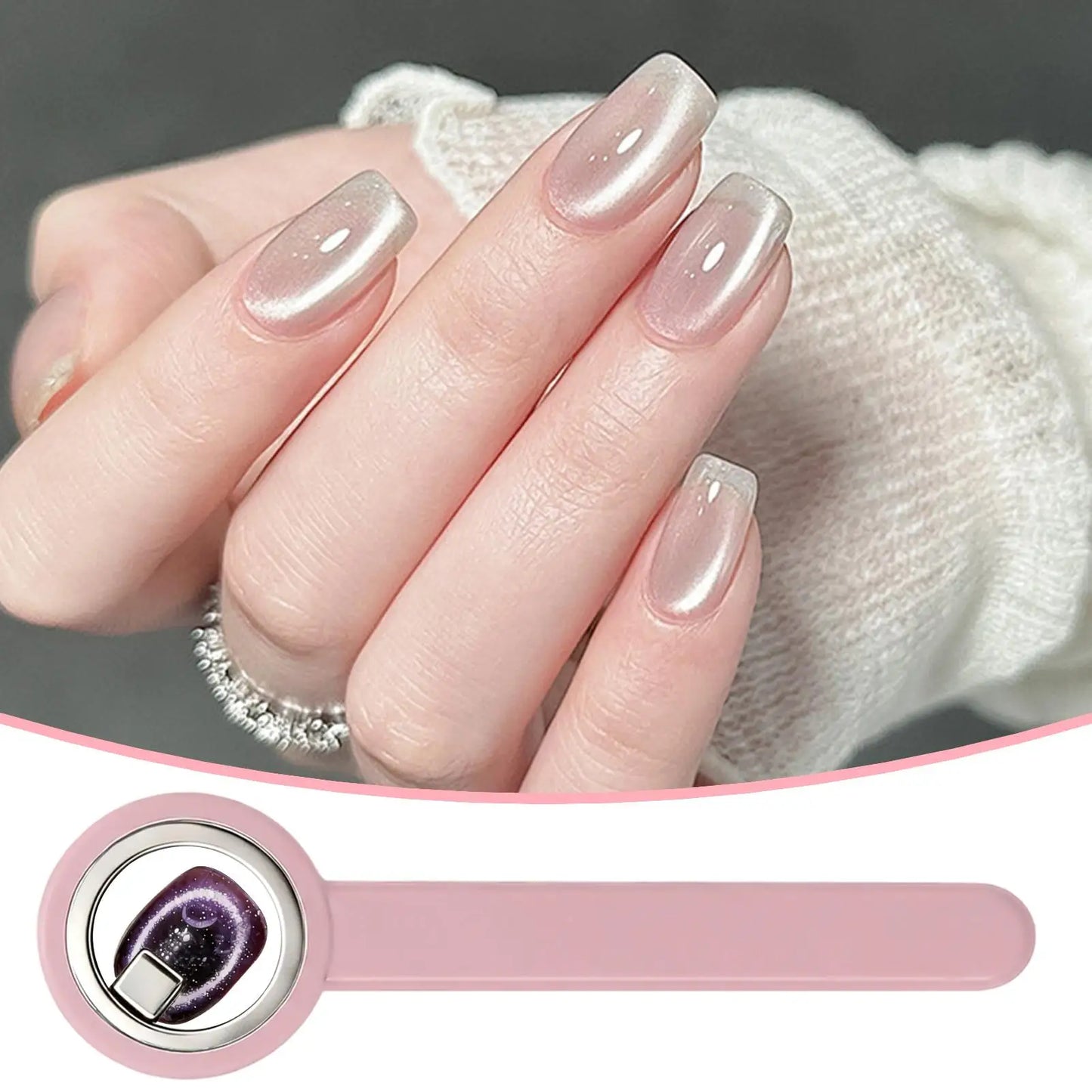 Cat Eye Nail Magnet Ring Stick | DIY Gel Manicure Tool