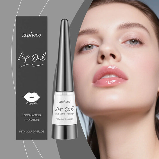 Zephoco Nourishing Lip Oil – Hydrating, Plumping & Waterproof Lip Oil Gloss Oasis Select