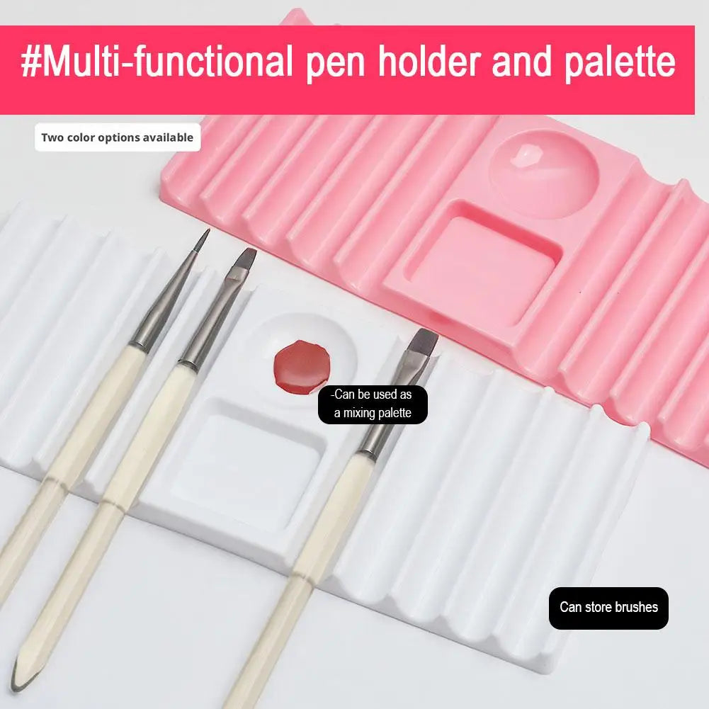 Nail Art Brush & Tool Holder – Dual Form Organizer Stand