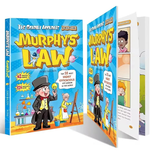 Murphy's Law Learning Book Kids 8-12 Years Old Builds Resilience Peaceful Pleasures Health and Wellness