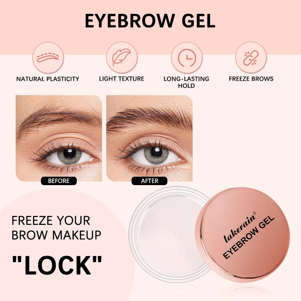 3D Eyebrow Styling Gel Styling Cream Quick-drying Makeup Eyebrow Sculpt Soap Natural Wild Brow Pomade Setting Gel Wax Cosmetics Peaceful Pleasures Health and Wellness