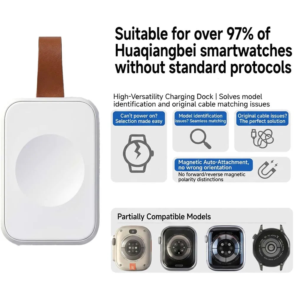 Magnetic Smart Watch Charger – Type-C, DT/S8/HK/Ultra Series Peaceful Pleasures Health and Wellness