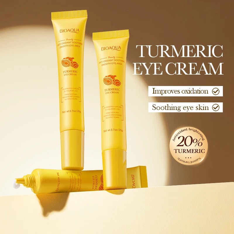 BIOAQUA Turmeric Skin Care Set – Face Cream & Eye Cream