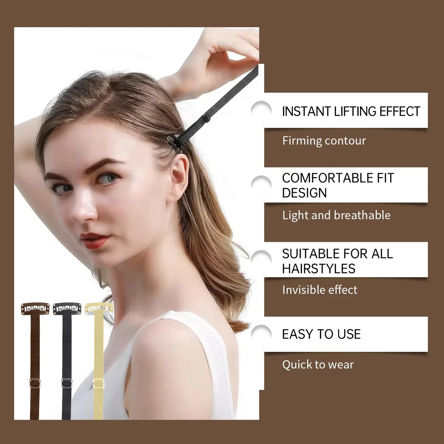 EELHOE Instant Face Lift Tape – Invisible Lifting Straps Peaceful Pleasures Health and Wellness