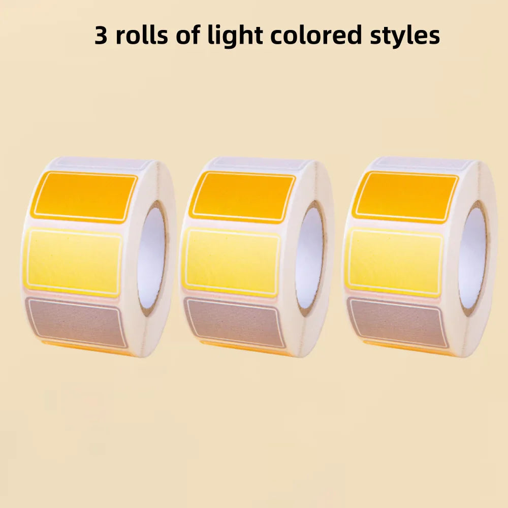 500 Waterproof Color-Coding Removable Labels for Organization