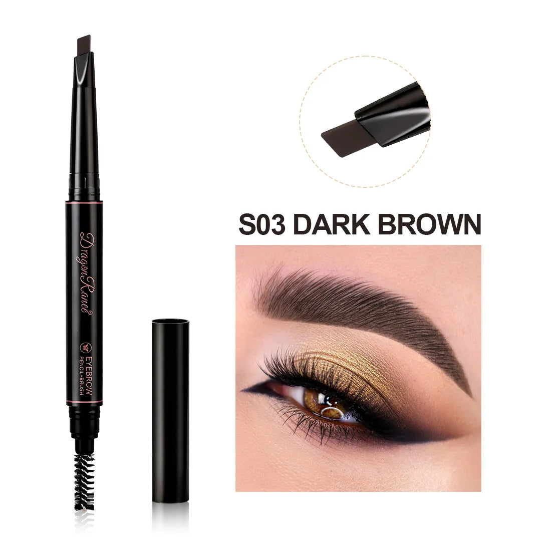2-in-1 Waterproof Eyebrow Pencil with Spoolie Brush | All Day