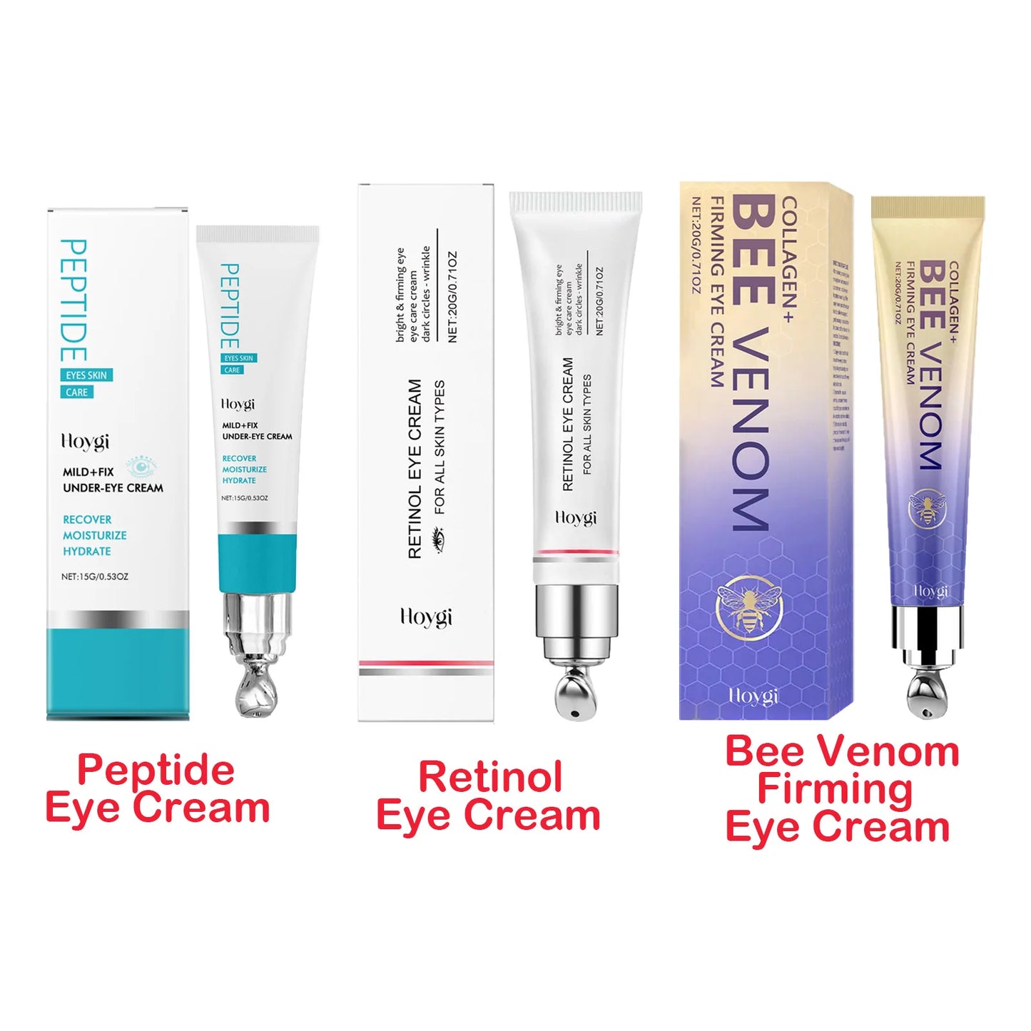 Retinol & Bee Venom Eye Cream – Dark Circles, Wrinkles & Firming