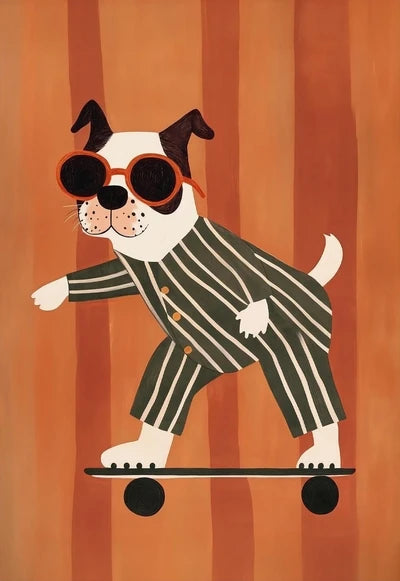 Funny Animal Canvas Wall Art Prints | Kids Nursery Room Decor