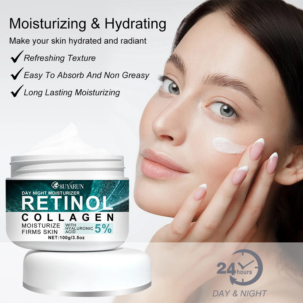 Hyaluronic acid moisturizing cream, deep moisturizing skin, increase skin elasticity, easy to absorb, non-greasy, transparent Peaceful Pleasures Health and Wellness