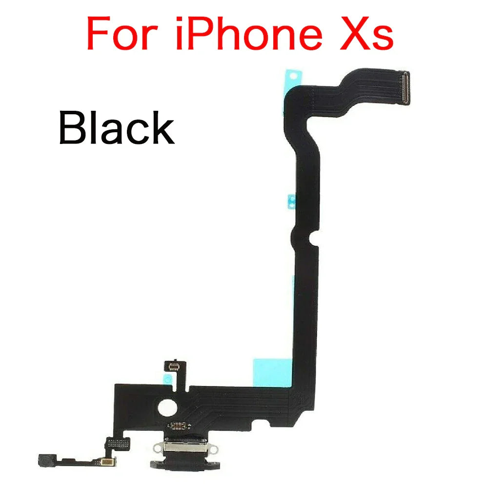iPhone 7 8 X XR XS Max Charging Port Dock Flex Cable + Mic