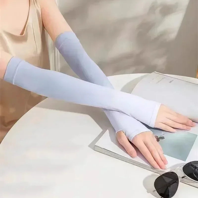 Gradient Sunscreen and Colorful Ice Silk Sleeves Peaceful Pleasures Health and Wellness