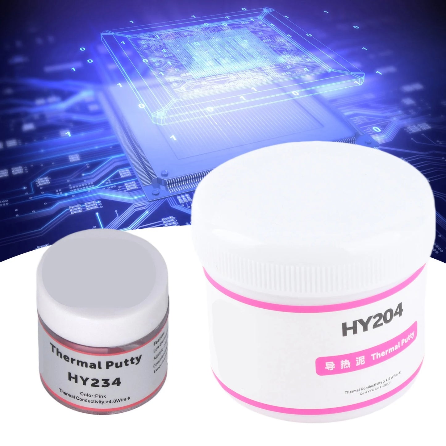 CPU Thermal Paste Computer Thermal Paste Thermal Paste Compound Silicone Grease Good Insulation Cooling HY204 for CPU Heatsink Peaceful Pleasures Health and Wellness