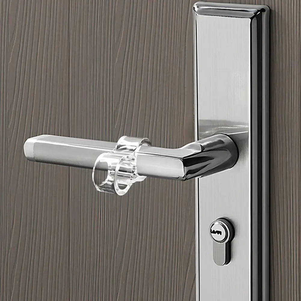1/5pcs Door Stoppers Door Handle Anti-collision Silicone Pad No Drilling Wall Impact Buffer Safety Protection Door Absorber Peaceful Pleasures Health and Wellness