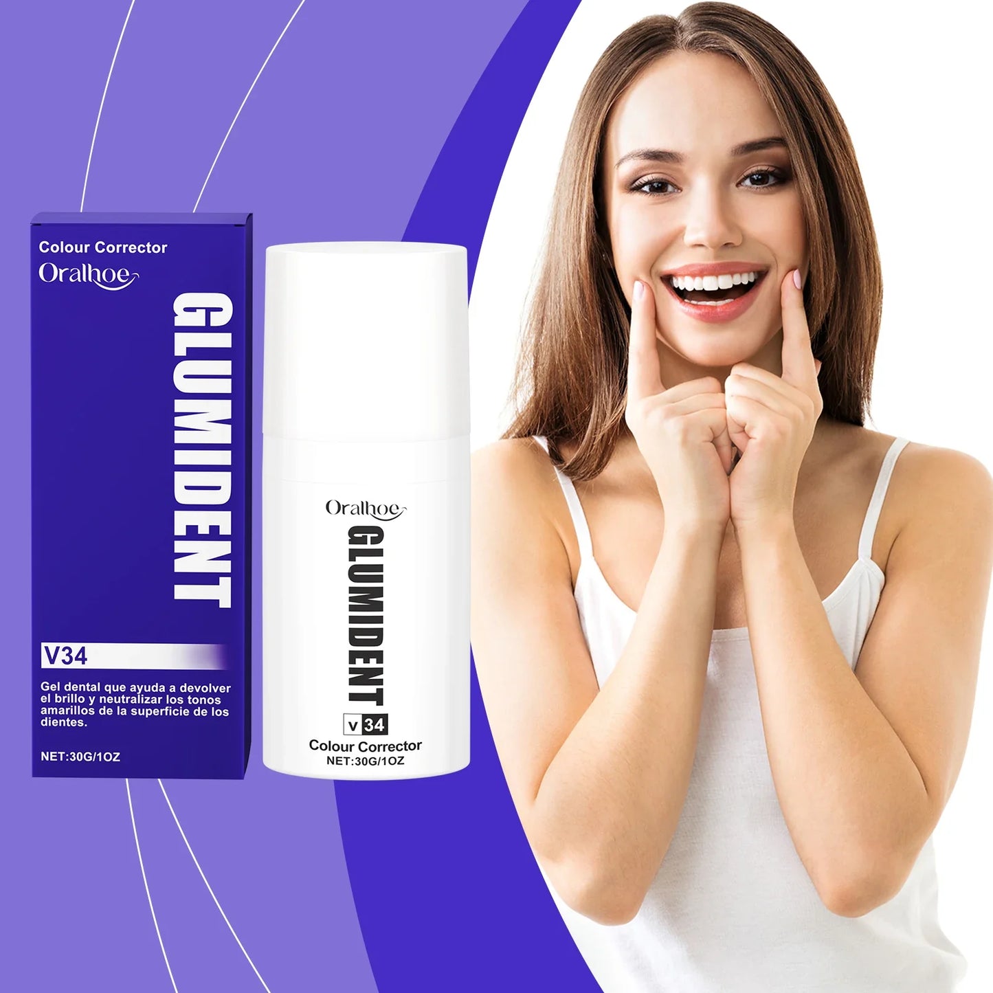 Purple Whitening Toothpaste – Stain Removal & Fresh Breath 30g