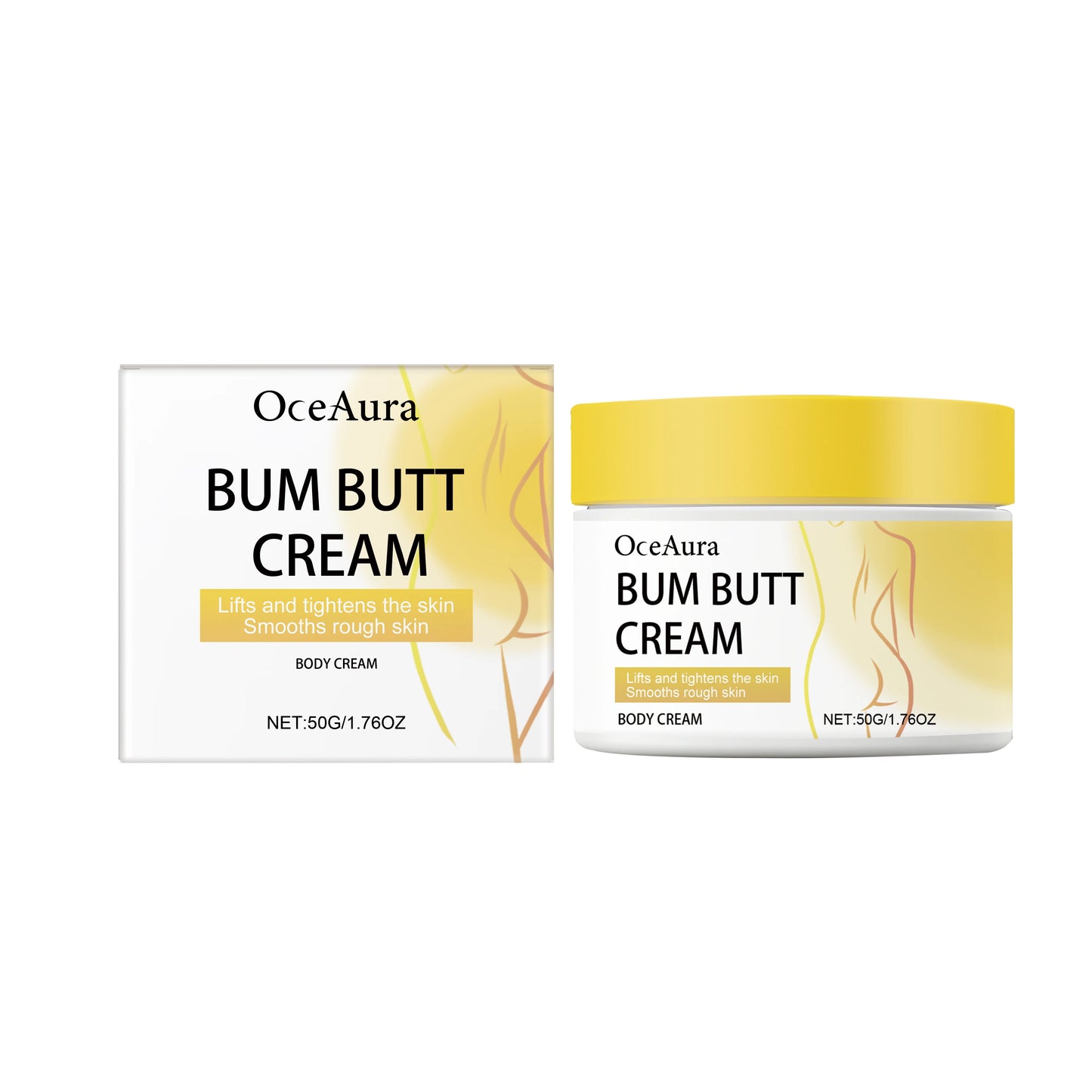 Butt Firming Cream with Collagen & Retinol | Body Toning 50g