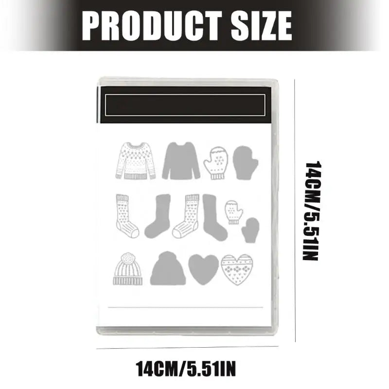 Christmas Carbon Steel Cutting Die & Stamp Set – DIY Crafts