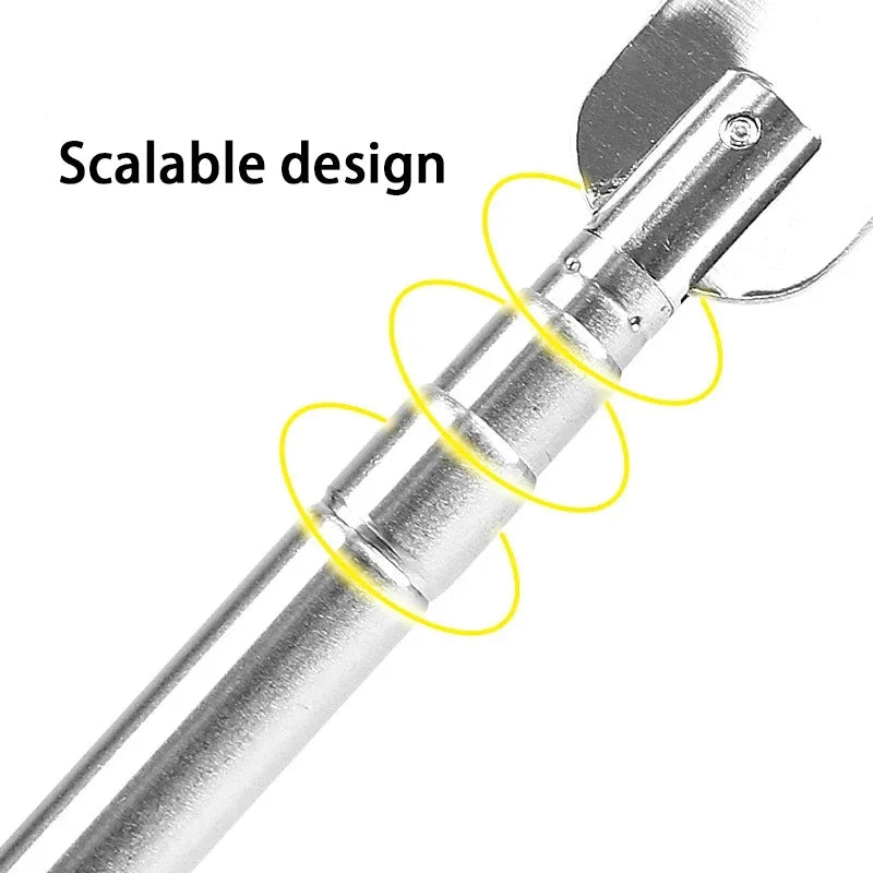 Retractable Long Handle Shoe Horn | Stainless Steel 31–65cm