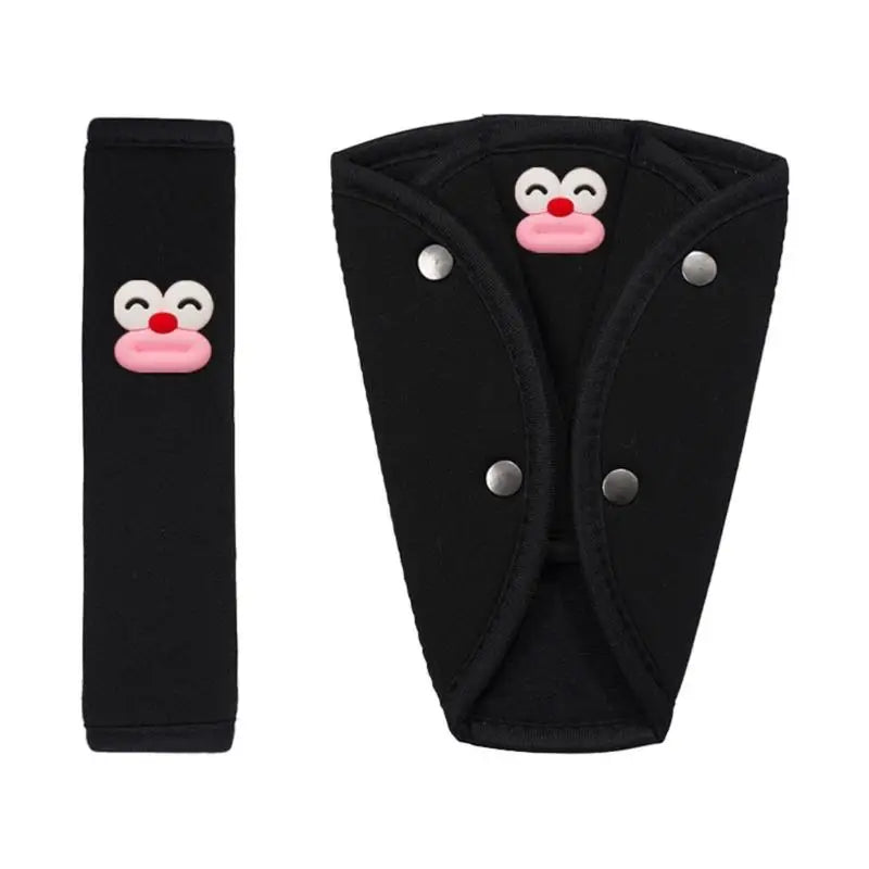 Kids Car Seat Belt Pads – Soft Ice Silk Shoulder Protector 2 Pack