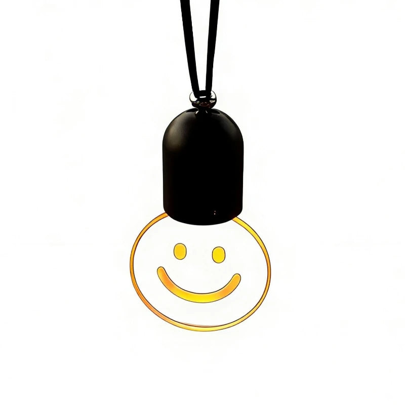 Retro Acrylic Light Bulb Car Pendant | Breathing LED Decor Car Pendant Ornament Peaceful Pleasures Health and Wellness