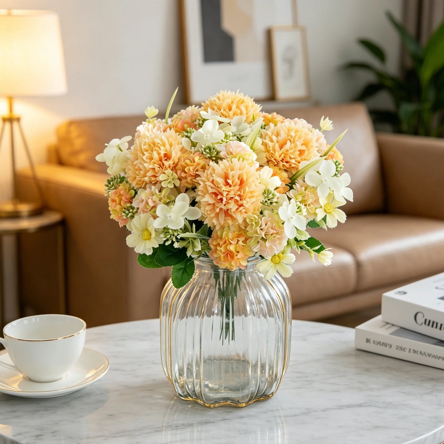 Artificial Silk Rose Bouquet for Wedding & Home Decor