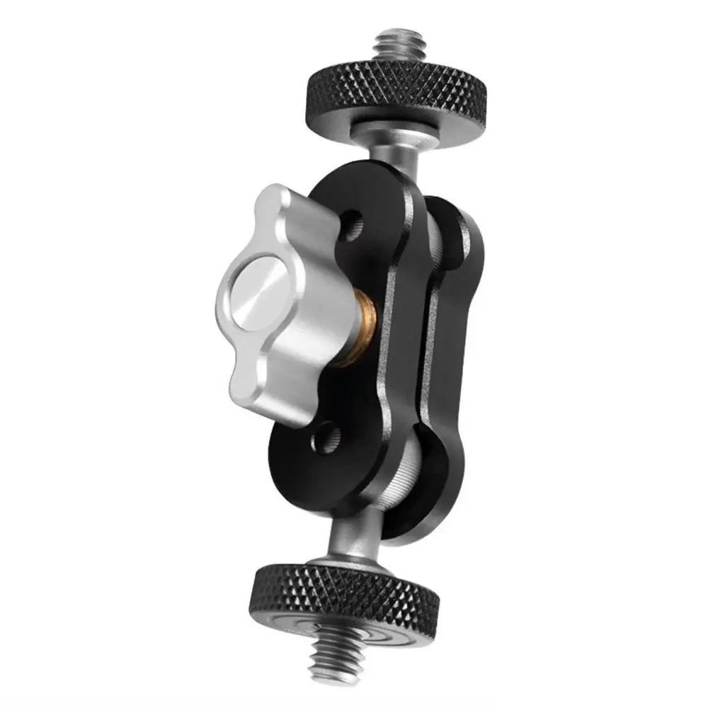 1/4 Inch Screw Camera Magic Arm Aluminum Alloy Double Ball Head Ball Magic Arm Lightweight Adjustment Magic Arm Bracket Peaceful Pleasures Health and Wellness TM2