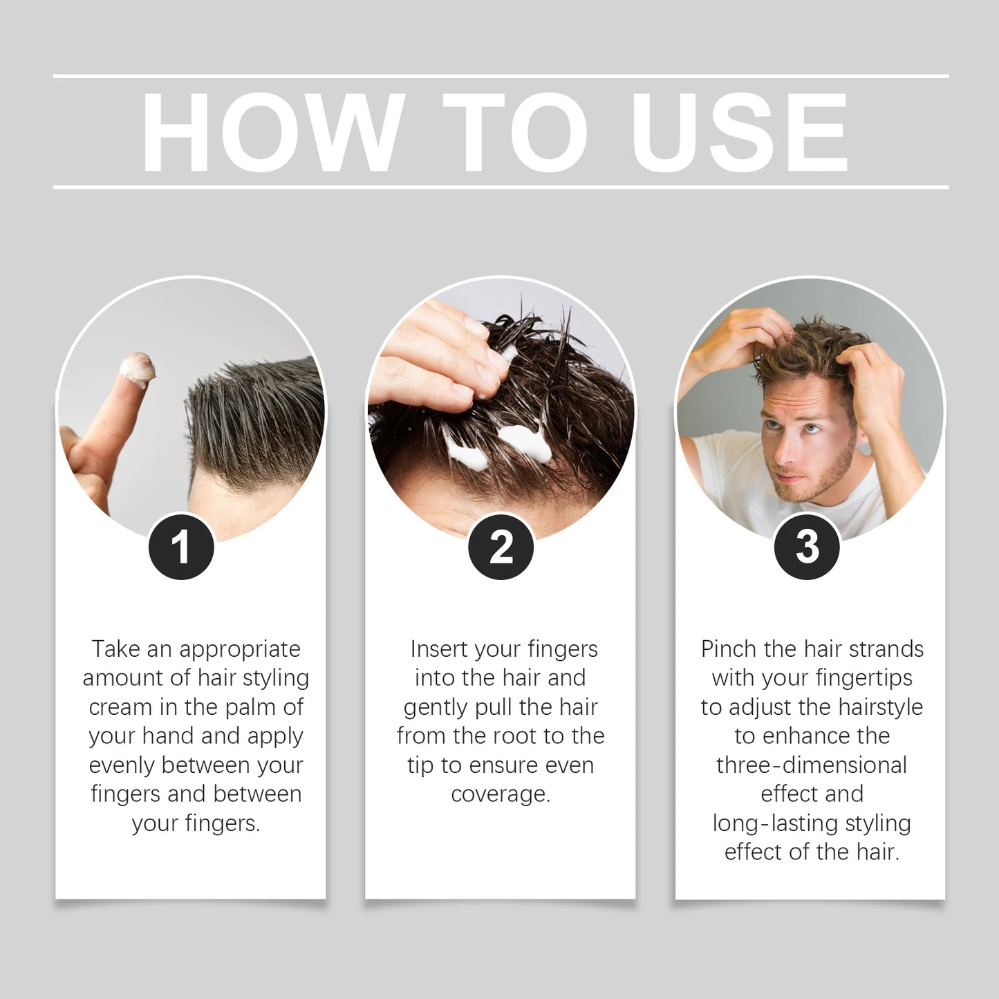 East Moon Keratin Hair Styling Cream | Strong Hold Matte Finish