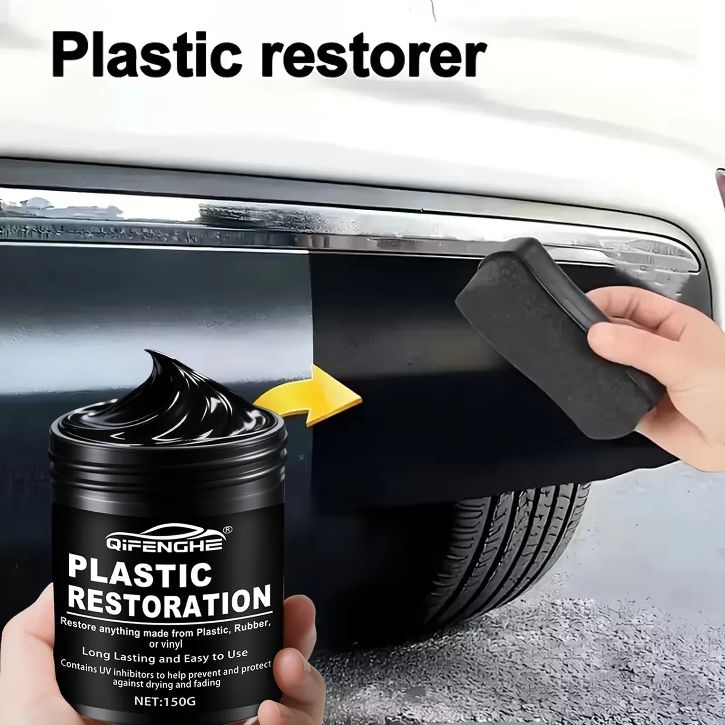 Car Plastic Restorer Polish Paste 150g – Shine & Protection