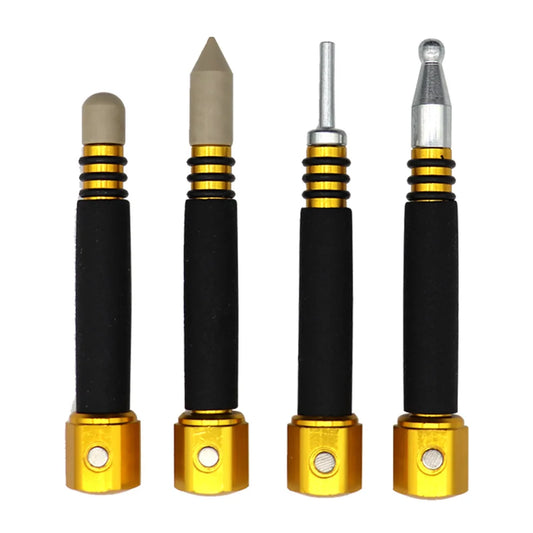 4Pcs Traceless Car Dent Repair Tool Pen Shape Anti-slip Removable Auto Body Dent Puller Kit Peaceful Pleasures Health and Wellness