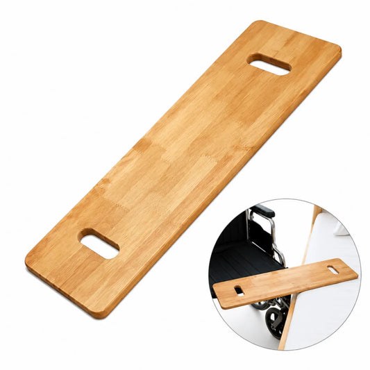 Wooden Transfer Board – Heavy-Duty Hardwood for Wheelchair & Bed Patient Transfer Board Peaceful Pleasures Health and Wellness