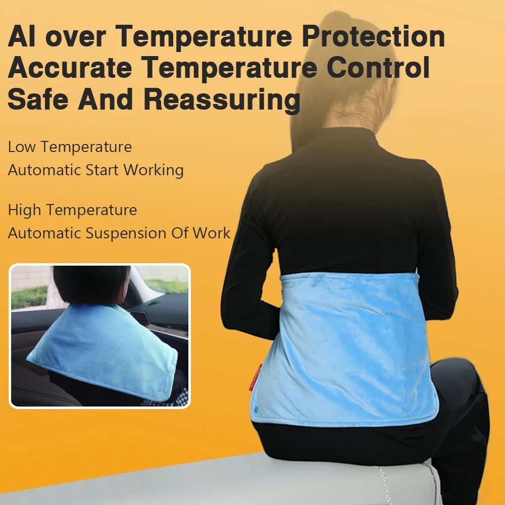 Graphene Electric Blanket Electric Heating Insulation Blanket Office Car Heated Chair Cushion 4-HotSpeed Timing USB Power Supply Peaceful Pleasures Health and Wellness