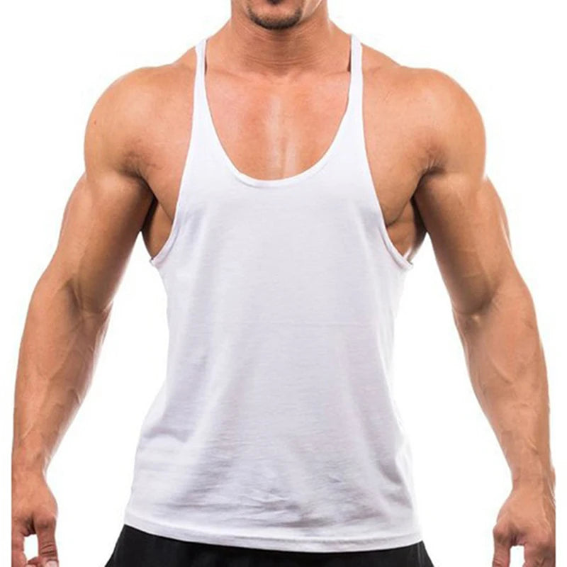 2023 New Bodybuilding Brand Jogger Gym Singlet Training Bodybuilding Tank Top Vest Shirt Sleeveless Fitness Cotton Shirt For Men Peaceful Pleasures Health and Wellness