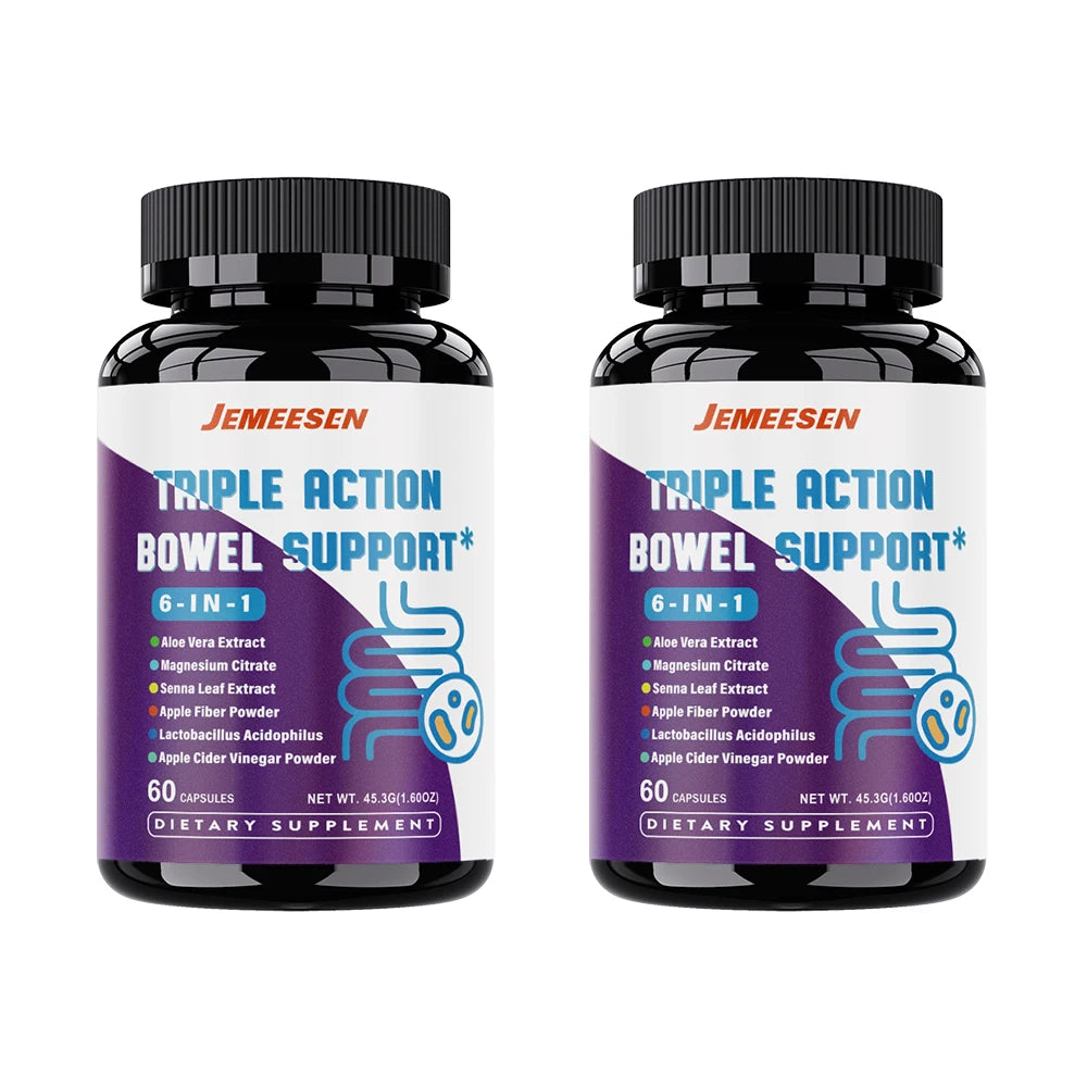 Dietary Supplements with Psyllium Husk and Magnesium Peaceful Pleasures Health and Wellness 2 bottles