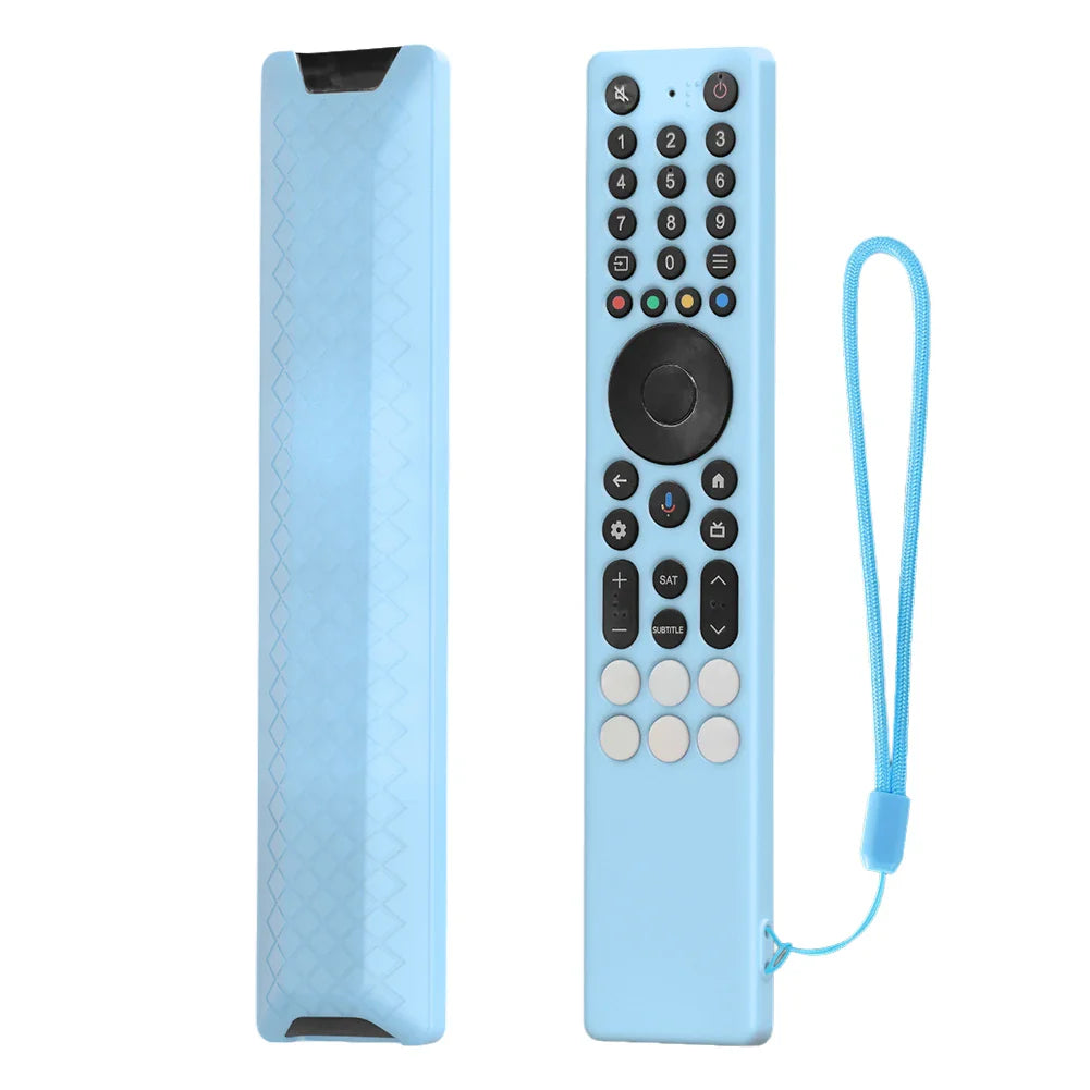 TCL RC833A Silicone Remote Cover with Lanyard | Anti-Slip