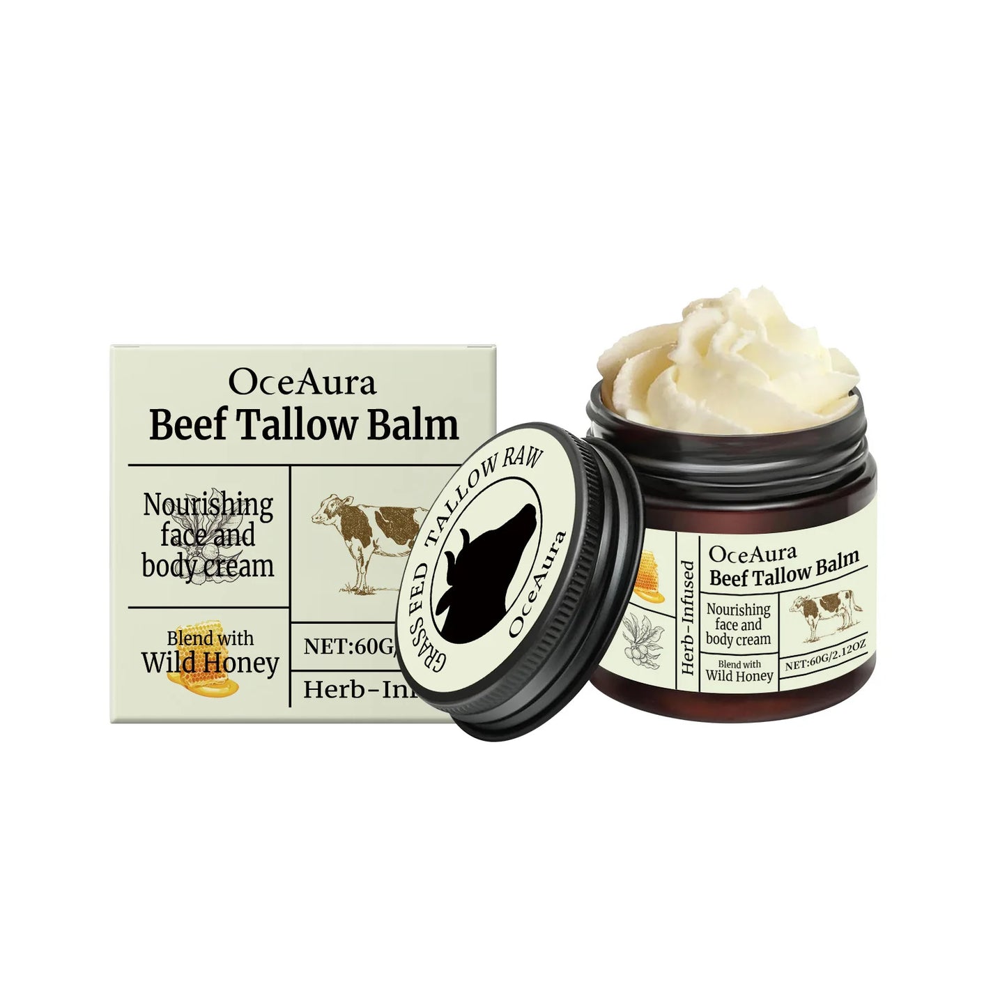 OceAura Butter & Honey Facial Moisturizing Cream 60g