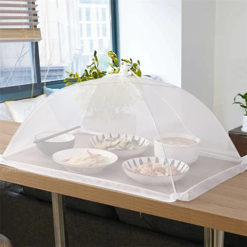 Durable Foldable Food Covers Breathable Dustproof Dining Table Mesh Cover Anti Fly Mosquito Fruit Picnic Protect Net reusable Peaceful Pleasures Health and Wellness