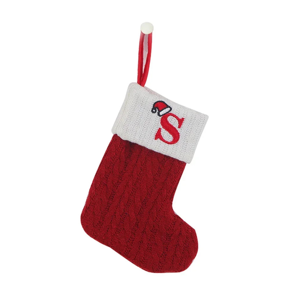 Christmas Stocking Knitted Sock – Festive Holiday Decor