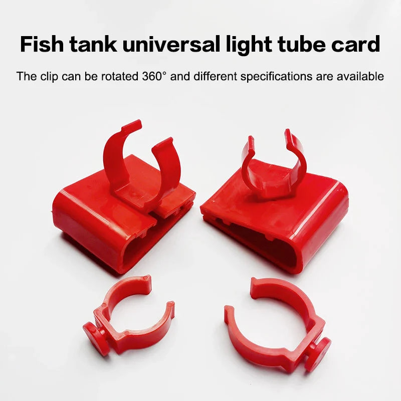 Aquarium LED Light Holder & Hose Clip Mount Bracket for Fish Tank