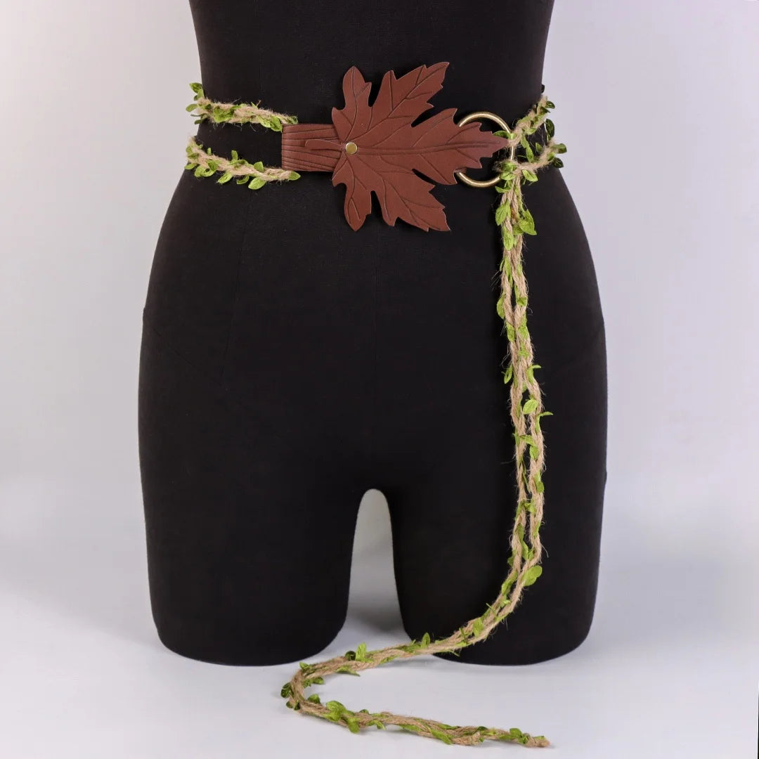 Medieval Long Knot Ring Belt Nordic Witch Rope Viking Revival Costume