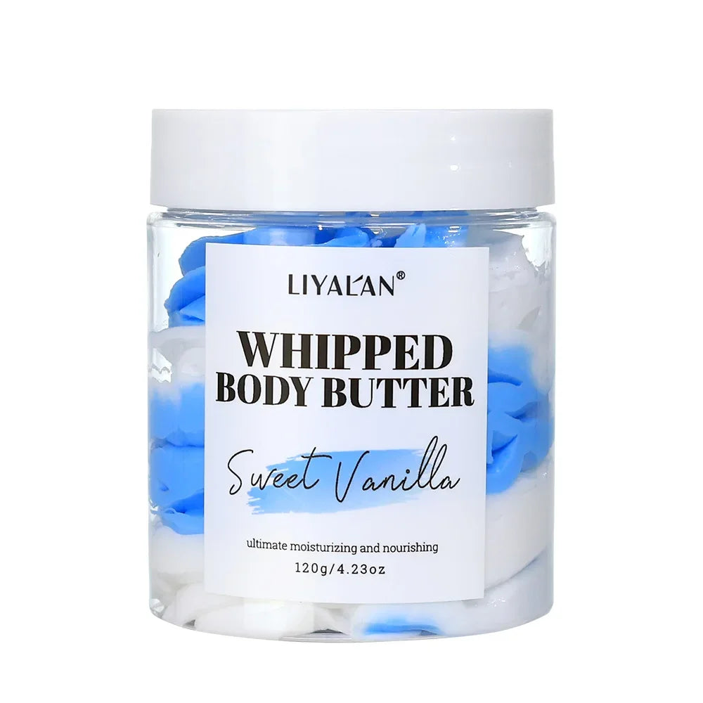 Whipped Body Butter – Vegan Vanilla, Mango & Strawberry 120g Peaceful Pleasures Health and Wellness Sweet Vanilla China Mainland 120g