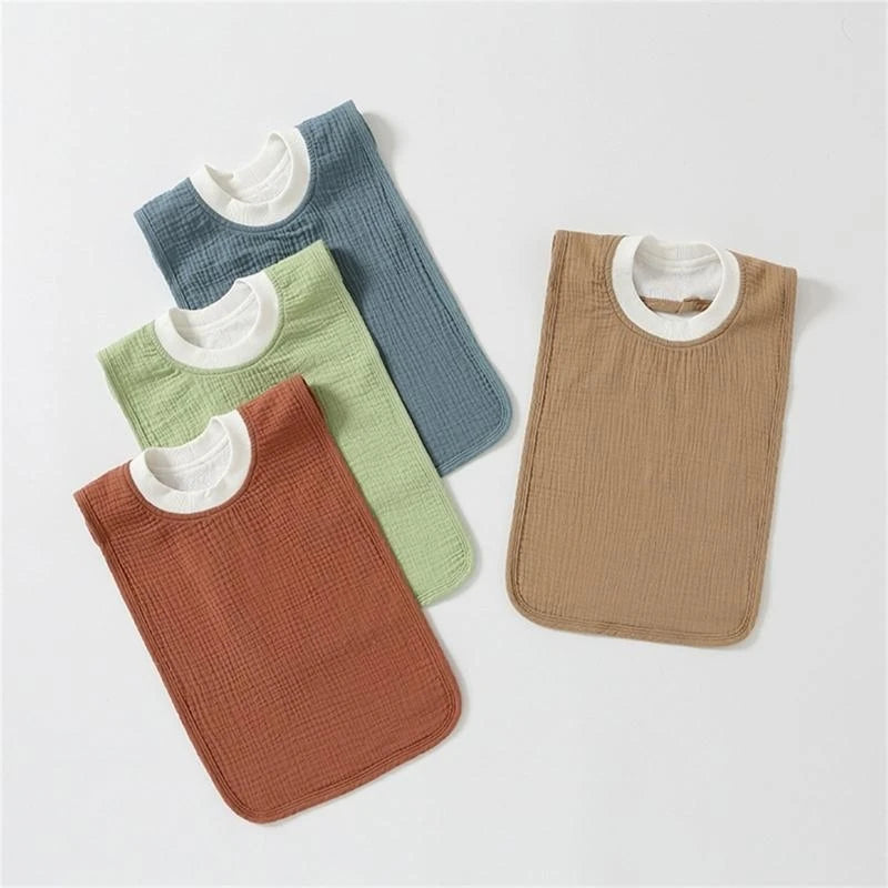 Waterproof Baby Drool Bibs – Soft Cotton Unisex Nursing Bib