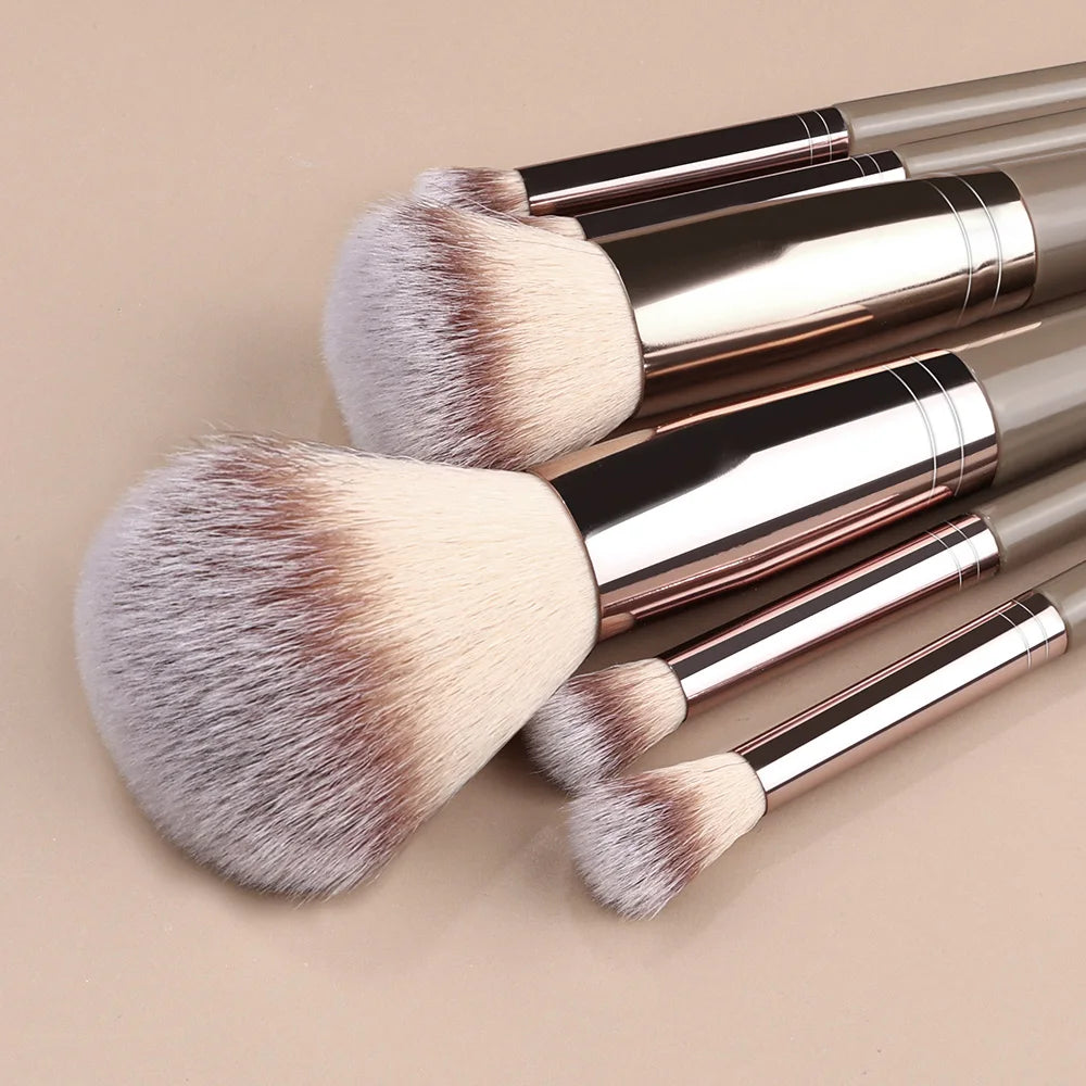 RUNTOIN 3-20Pc Makeup Brush Set | Blush, Foundation & Eyeshadow